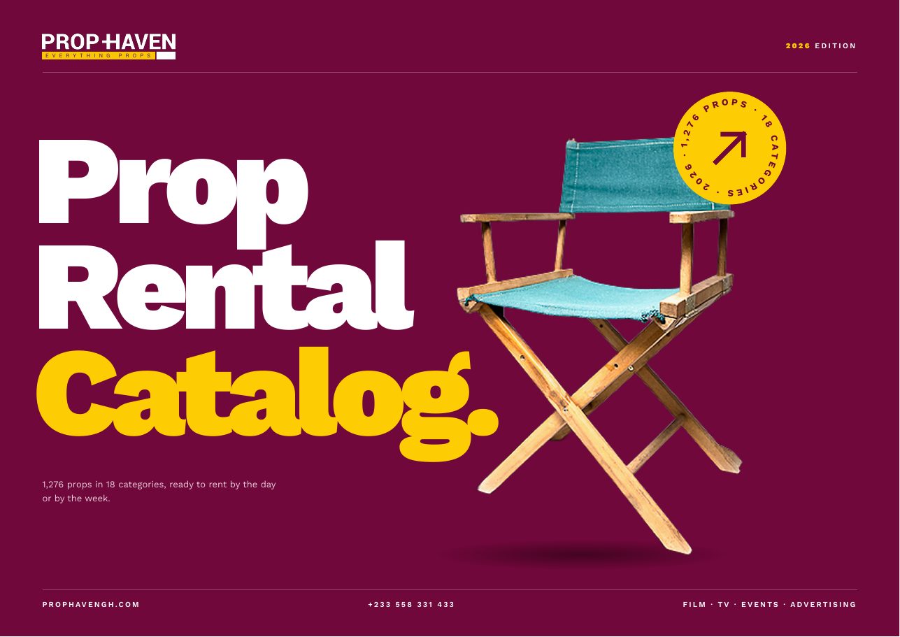 Cover of the Prop Haven 2026 rental catalog