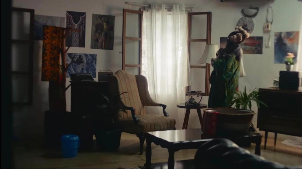 Asa, “Ocean” (music video), on a set dressed with Prop Haven props