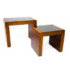 Anna side glass table