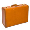 Old brown briefcase