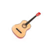 Brown Acoustic Guitar