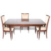 Glass dinning table set
