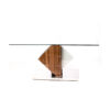 Glass top Pedestal table