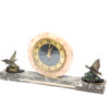 Revere marble table clock