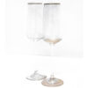 White ellea champagne glass