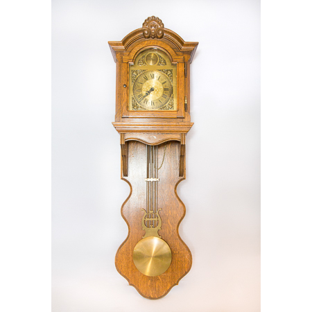 Golden grandfathers clock