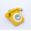 Mustard Rotary Phone