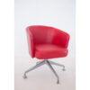 Red tub chairs