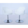 White tub chairs