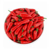 Artificial plastic red pepper vegetable