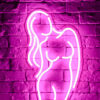 Neon sign (pink girl)