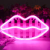 Neon sign (Lip pink )