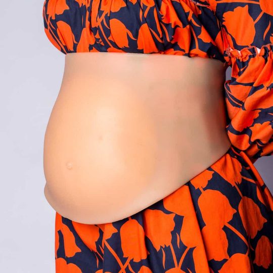 Silicone false pregnancy belly