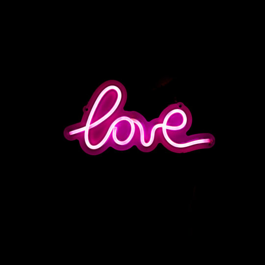 Led sign Love