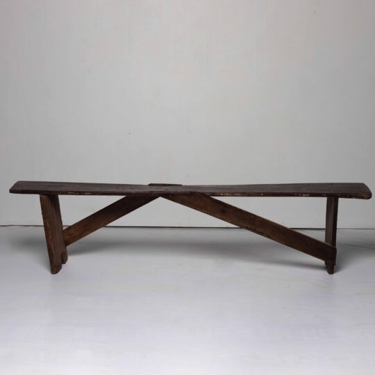 Wooden bench