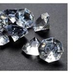 25 carat clear acrylic diamonds