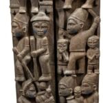 African Wooden Carved Panel