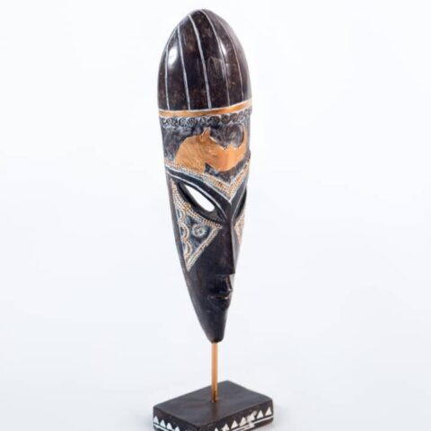 African tribal wooden mask