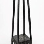 Antique Wood Carved Plant Stand