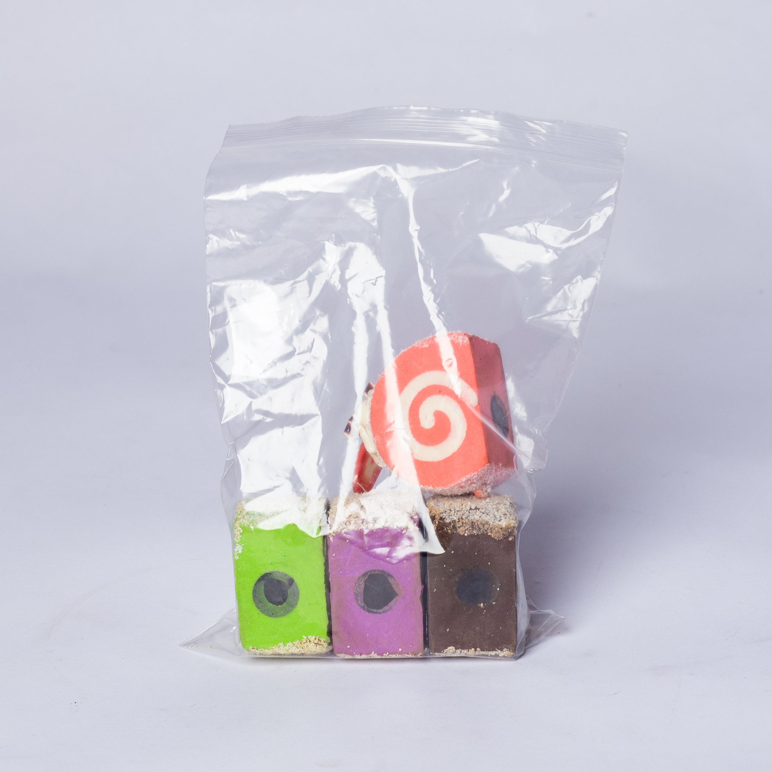 Artificial Swiss roll cake