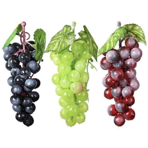Artificial plastic grapes