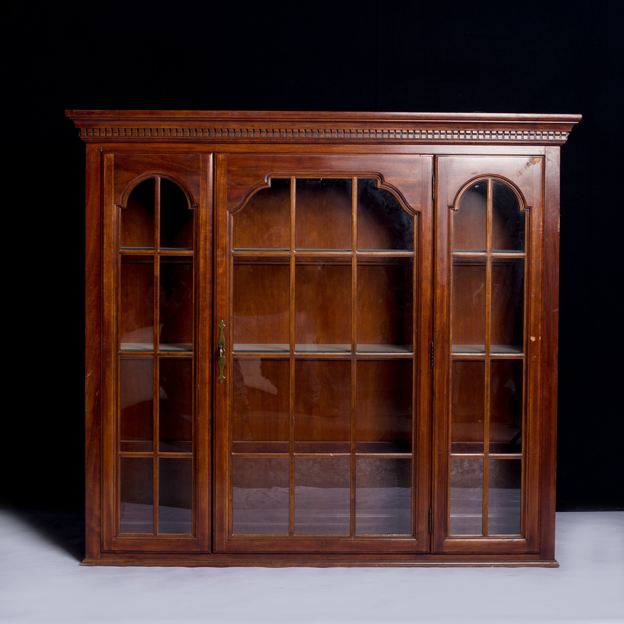Asian style lighted cabinet