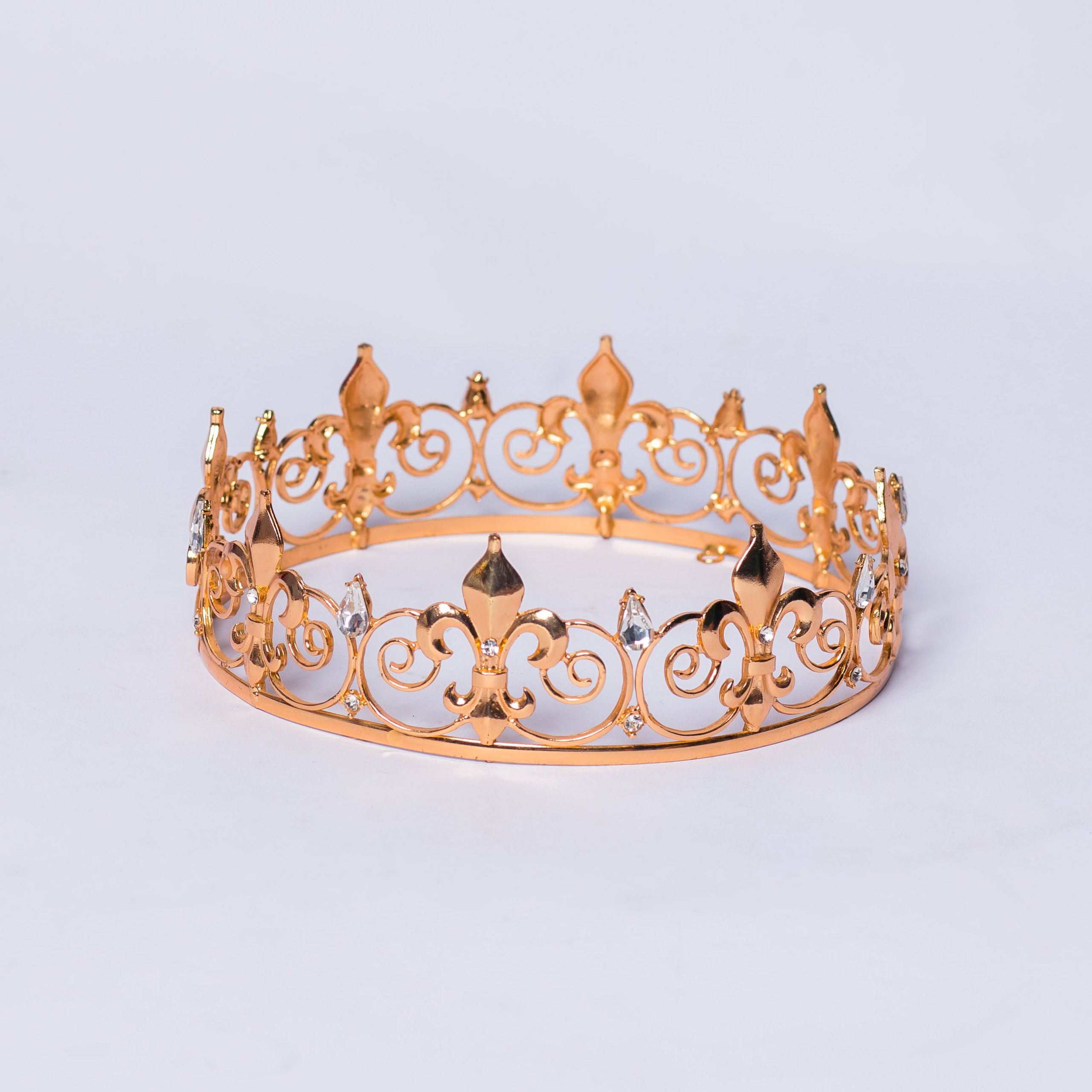 Baroque vintage crystal crown