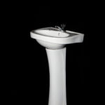 Basin with stand
