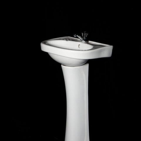 Basin with stand