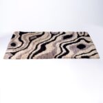 Black and white mooju rug
