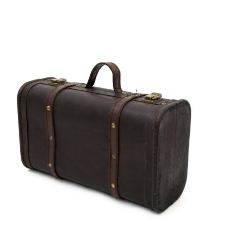 Black vintage style luggage