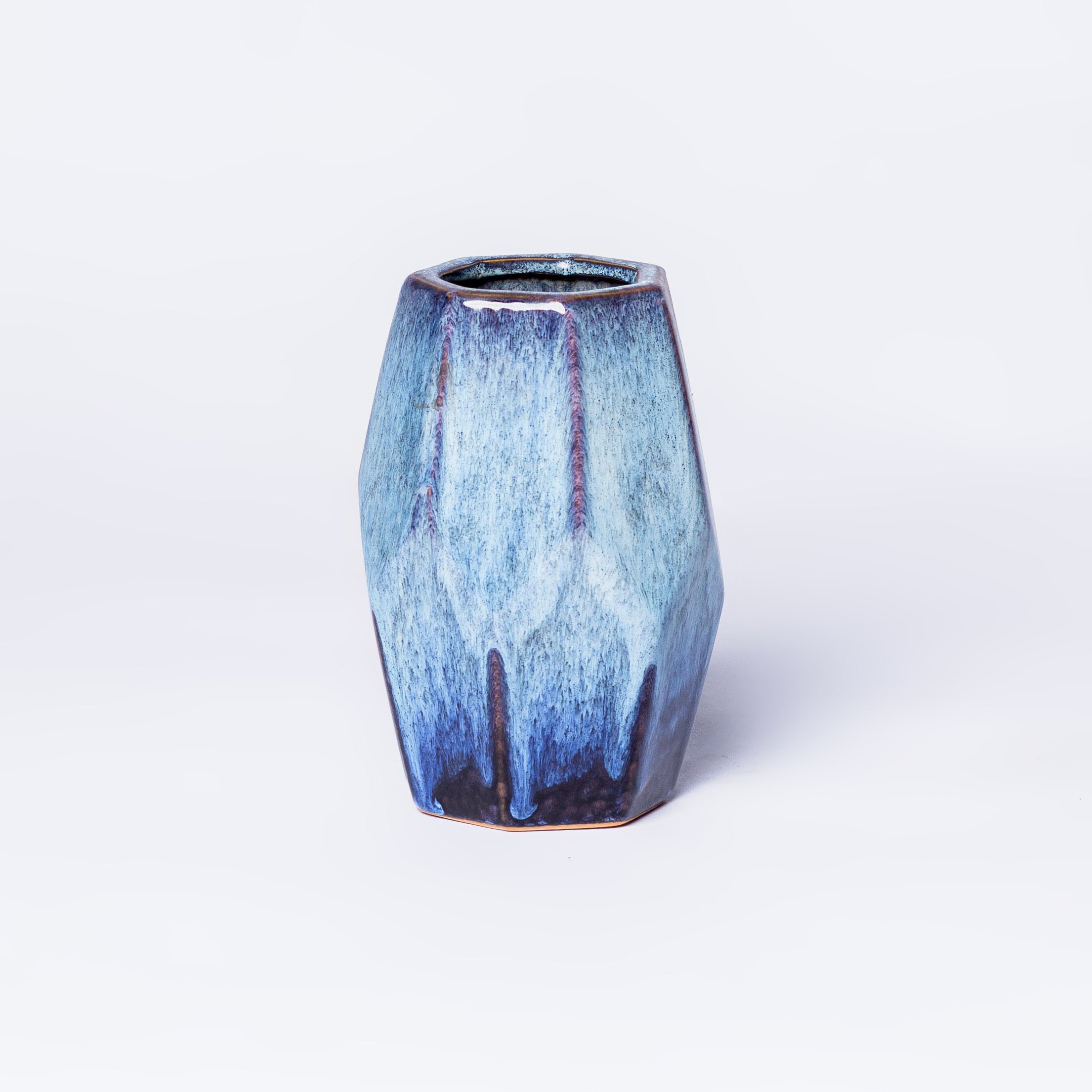 Blue einar johansen vase