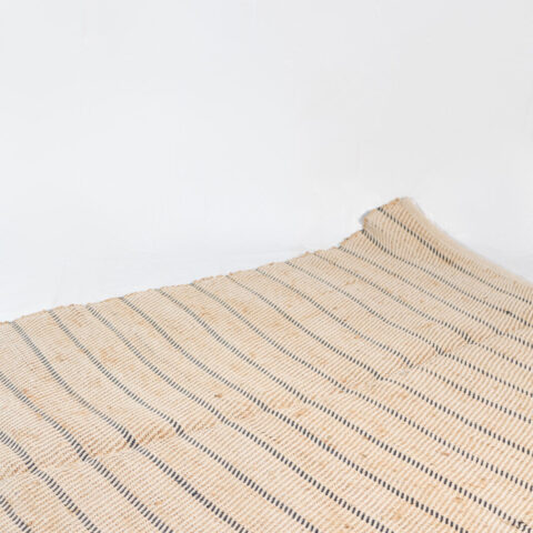 Braided jute square rug 215*159cm