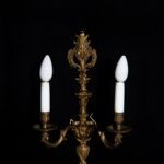Brass Flemish wall lights