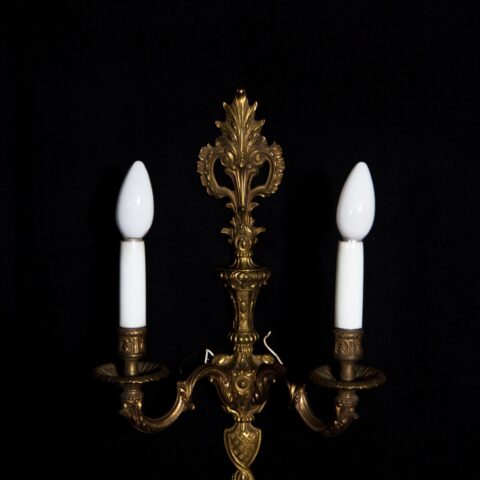 Brass Flemish wall lights
