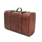 Brown vintage style luggage