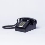 Classic analogue desk telephone