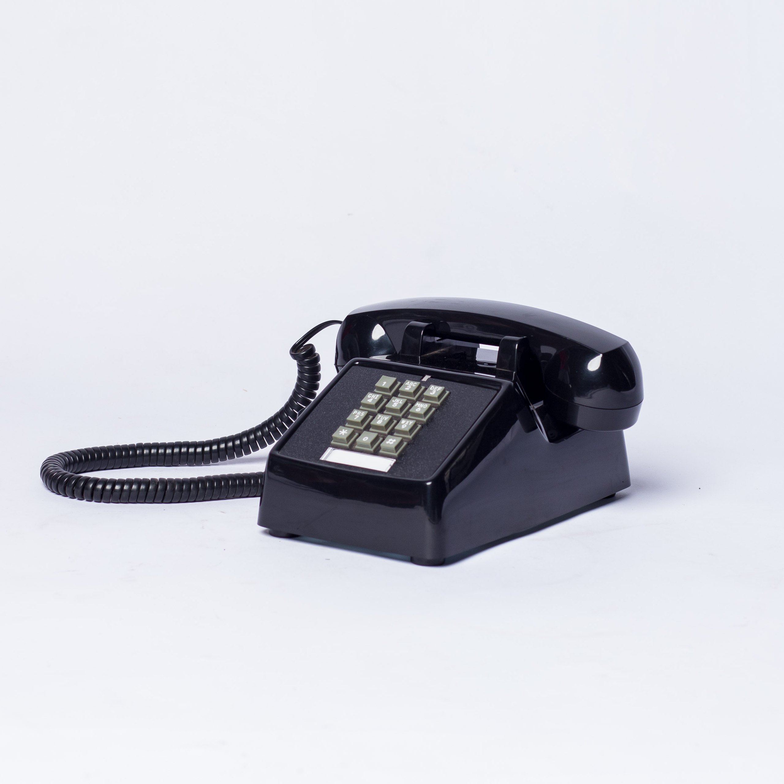 Classic analogue desk telephone