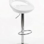 Contemporary white barstool