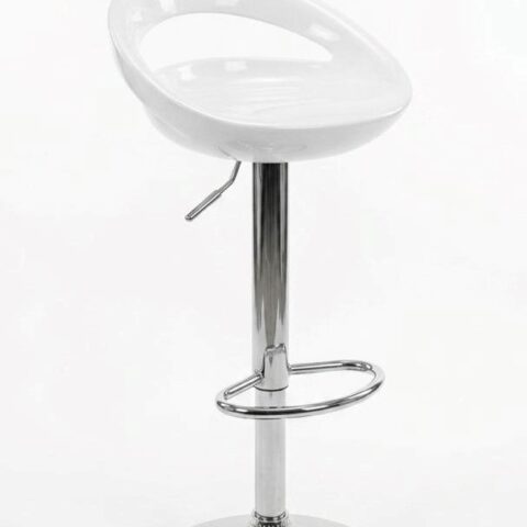 Contemporary white barstool