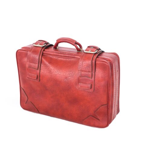 E luggage vintage suitcase