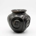 Geometric Relief Spherical Jar