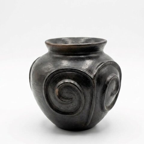 Geometric Relief Spherical Jar