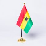 Golden flag pole