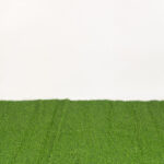 Green artificial grass carpet