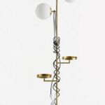 Italian modernist stalk lamp