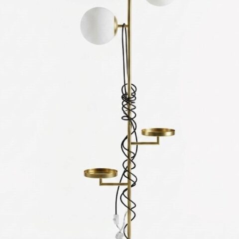 Italian modernist stalk lamp