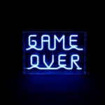 Led game over plexiglass