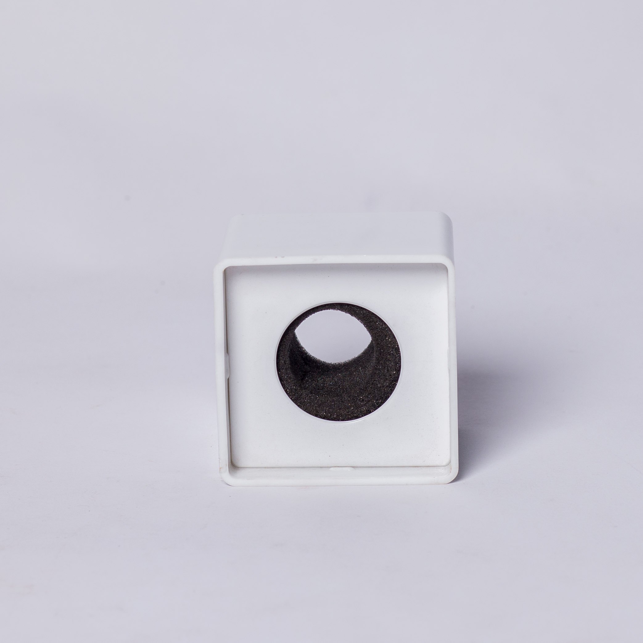 Microphone cube logo