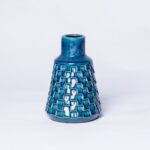 Modern abstract blue vase